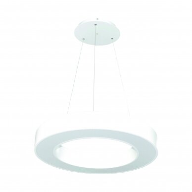 Round white ceiling LED luminaire "MEKA" 30W