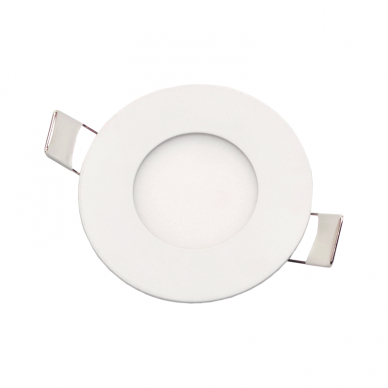 Recessed round LED panel "AIRA" 3W 2