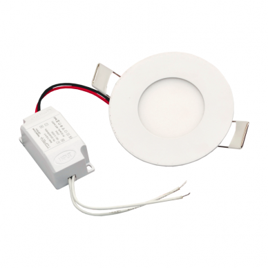 Recessed round LED panel "AIRA" 3W 6