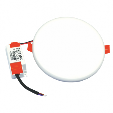 Reccesed round LED panel "RONDA" 10W 5