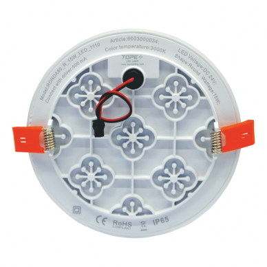 Reccesed round LED panel "RONDA" 14W 4