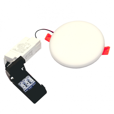 Reccesed round LED panel "ROSA" 10W 5