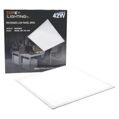 Reccesed square LED panel "BRIG" 42W 5