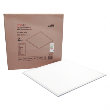 Reccesed square LED panel "MESA" 42W-3000K 7