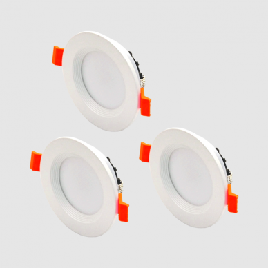 Reccesed round LED downlight "BERN" 3X4W 1