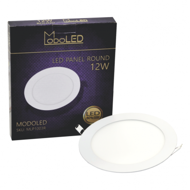 Reccesed round LED panel "MODOLED" 12W 7