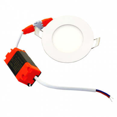 Reccesed round LED panel "MODOLED" 3W 6