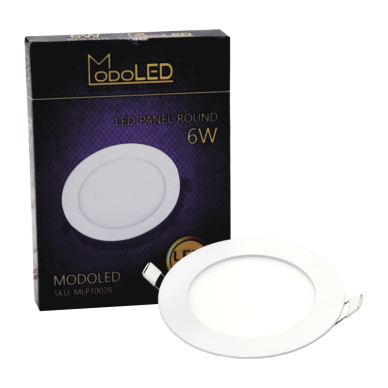 Reccesed round LED panel "MODOLED" 6W 7