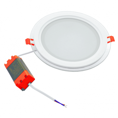 Reccesed round LED panel with glass "MODOLED" 18W 5