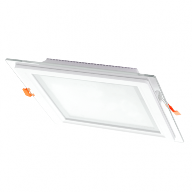 Reccesed square LED panel with glass "MODOLED" 18W