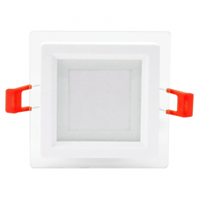 Reccesed square LED panel with glass "MODOLED" 6W 1