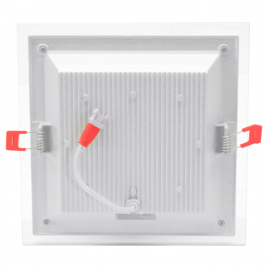 Reccesed square LED panel with glass "VESTA" 18W 4