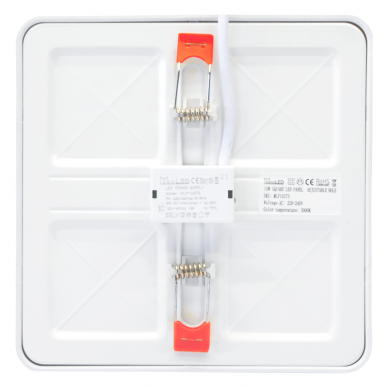 Reccesed square LED panel with adjustable springs "MODOLED" 15W 5