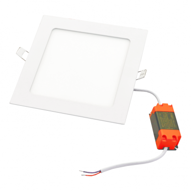 Reccesed square LED panel "VESTA" 12W 6