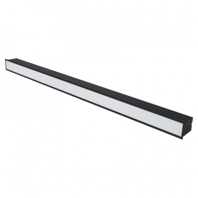 Reccesed linear LED black luminaire "ESNA" 40W 1