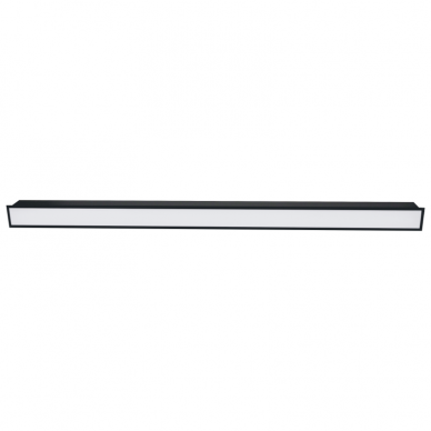 Reccesed linear LED black luminaire "ESNA" 40W 2