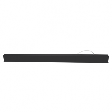 Reccesed linear LED black luminaire "ESNA" 40W 4