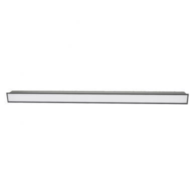 Reccesed linear LED grey luminaire "ESNA" 40W 2