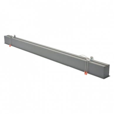 Reccesed linear LED grey luminaire "ESNA" 40W 6