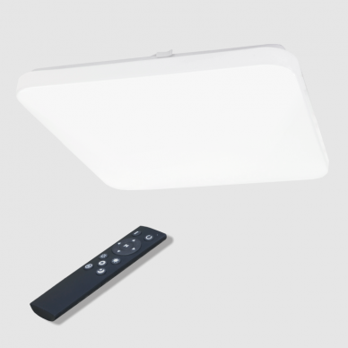 Square LED ceiling light "SOPOT" 2x24W 5