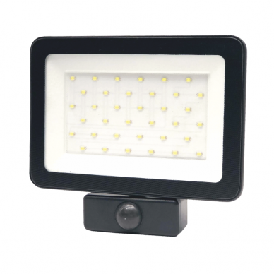 LED prožektors ar PIR sensoru "TAMASENS" 30W