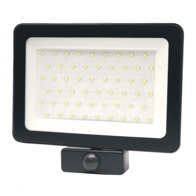 LED prožektors ar PIR sensoru "TAMASENS" 50W