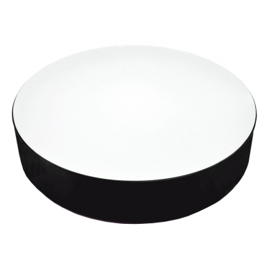 Ceiling round black LED luminaire "MORA" 40W 3