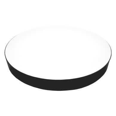 Ceiling round black LED luminaire "MORA" 70W 3