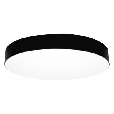 Ceiling round black LED luminaire "MORA" 70W 1