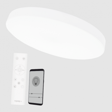 White LED ceiling light "BOSTON" 2x36W 4