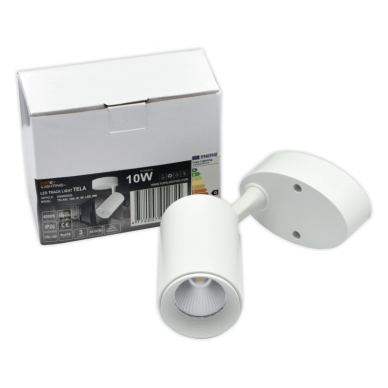 White LED ceiling light "TELA" 10W-4000K 10