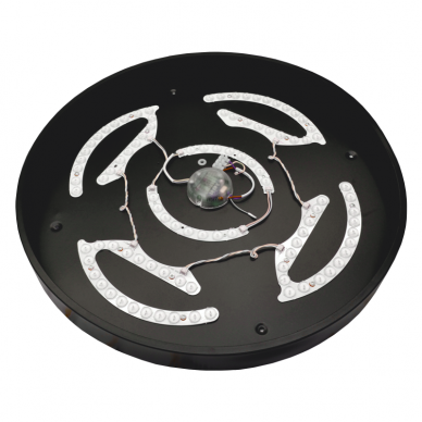 Black LED ceiling light "BOLTON" 48W 7