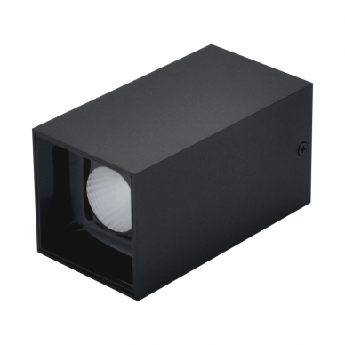 Black LED ceiling light "TANGA" 12W 1