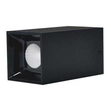 Black LED ceiling light "TANGA" 12W 3