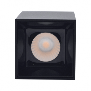 Black LED ceiling light "TANGA" 12W 4