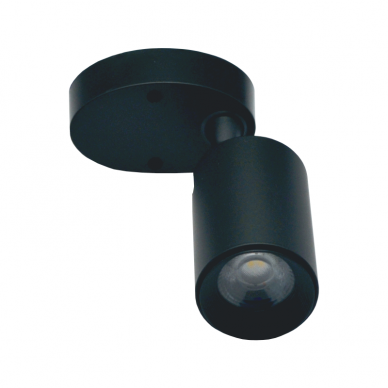 Black LED ceiling light "TELA" 7W-4000K 4