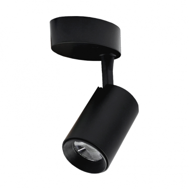 Black LED ceiling light "TELA" 7W-4000K