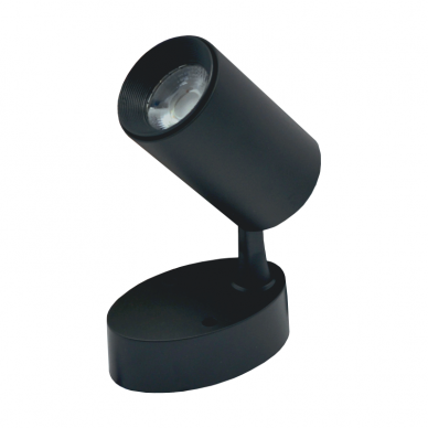 Black LED ceiling light "TELA" 7W-4000K 9