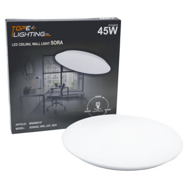 Plafonveida LED gaismeklis "SORA" 45W 6