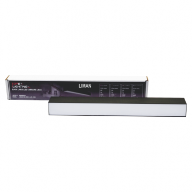 Rippuvad piklik must LED-valgusti "LIMAN" 20W 6