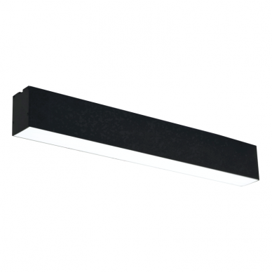 Linear black LED luminaire "LIMAN" 20W