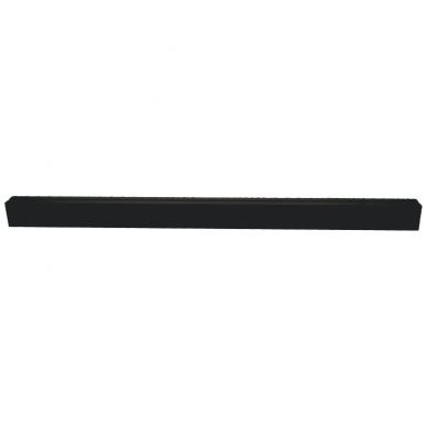 Linear black LED luminaire "LIMAN" 40W 5