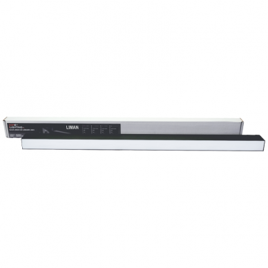 Linear black LED luminaire "LIMAN" 40W 6