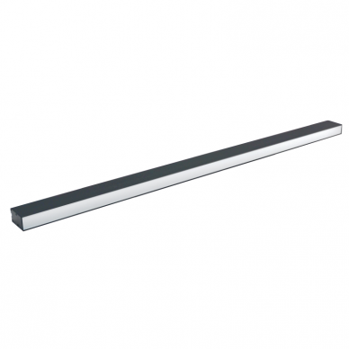 Linear black LED luminaire "LOTA" 20W 5