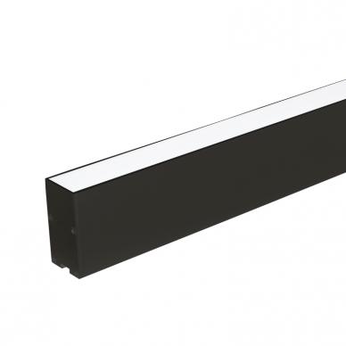 Linear black LED luminaire "LOTA" 20W 6