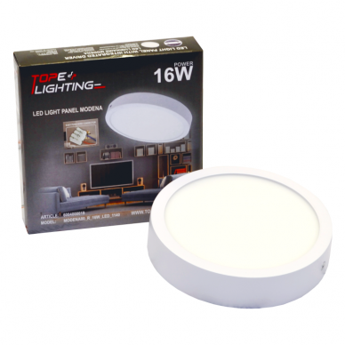 Surface round LED panel "MODENA" 16W 6