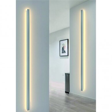 Linear gray LED luminaire "TAMNA" 10W, 600mm 1