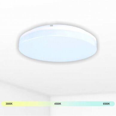 Ceiling and wall mounted luminaire "RIO" 18W